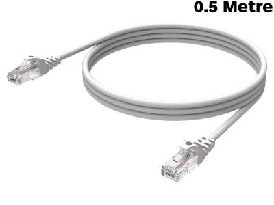 VISION 0.5 Metre Professional White CAT6 Cable - TC-0.5MCAT6