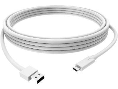 Vision TC 1MUSBCA Techconnect 1m USB-C to USB-A Cable - White