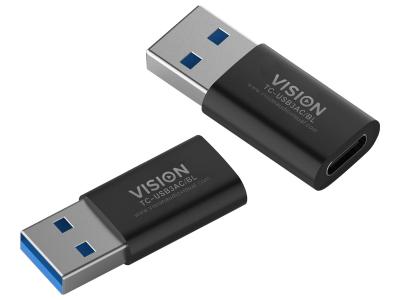 VISION Professional USB-A 3.0 to USB-C Adaptor - TC-USB3AC/BL