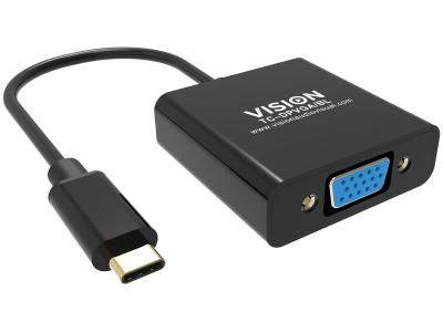 VISION Professional USB-C to VGA Adaptor - TC-USBCVGA/BL
