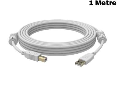 VISION 1 Metre USB-A to USB-B 2.0 Cable - TC-1MUSB 