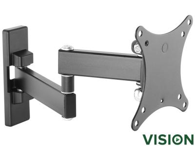 Vision VFM-WA1X1B Wall Mount LCD Arm - Black - for 13" - 27" Screens up to 10kg