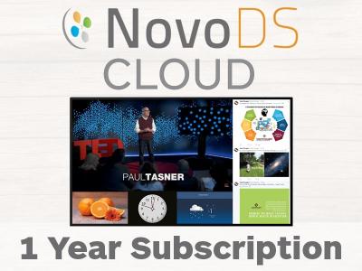 Vivitek DSS-CN1 NovoDS Cloud 1 Year Subscription Pass