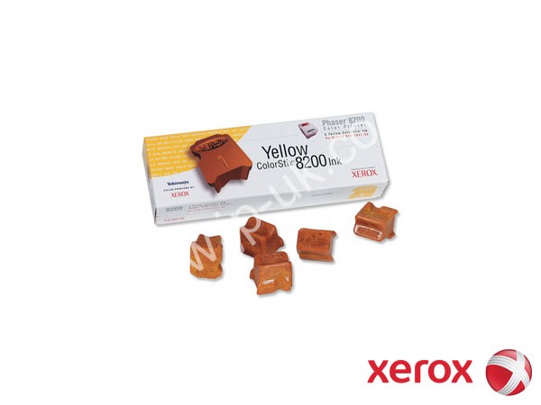 Genuine Tektronix by Xerox 016-2047-00 Yellow ColorStix 5 Pack to fit Solid Ink - ColorStix Colour Laser Printer 