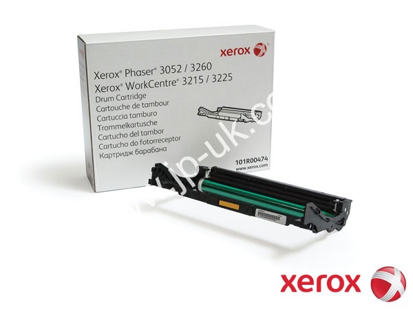 Genuine Xerox 101R00474 Black Drum Kit to fit Toner Cartridges Mono Laser Printer