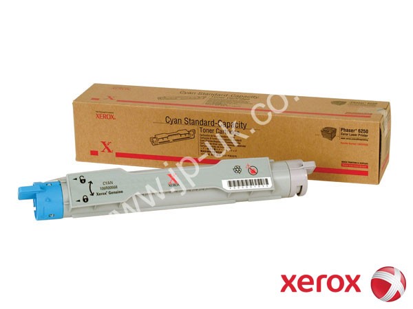 Genuine Xerox 106R00668 Cyan Toner to fit Phaser 6250DT Colour Laser Printer