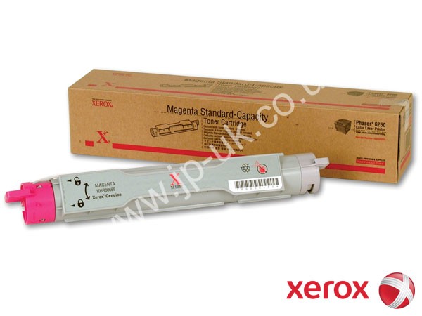 Genuine Xerox 106R00669 Magenta Toner to fit Phaser 6250DX Colour Laser Printer