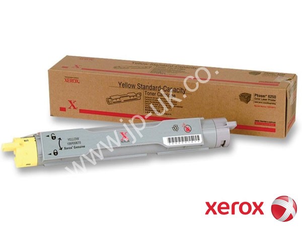 Genuine Xerox 106R00674 Hi-Cap Yellow Toner to fit Colour Laser Colour Laser Printer