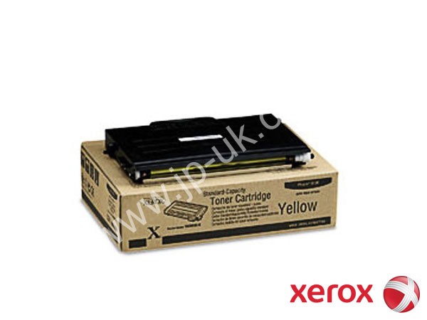 Genuine Xerox 106R00678 Yellow Toner to fit Phaser 6100DN Colour Laser Printer