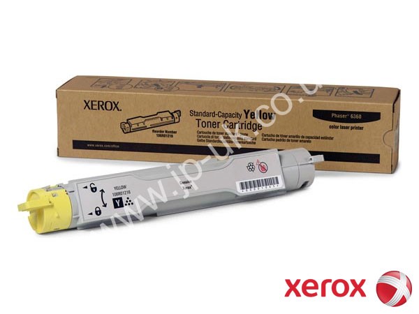 Genuine Xerox 106R01216 Yellow Toner to fit Phaser 6360DN Colour Laser Printer