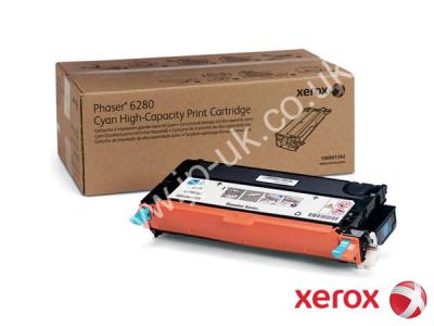 Genuine Xerox 106R01392 Hi-cap Cyan Toner to fit Xerox Colour Laser Printer