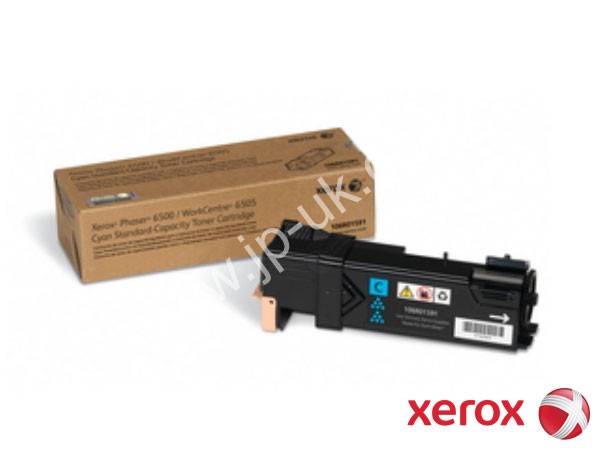 Genuine Xerox 106R01591 Cyan Toner to fit WorkCentre 6505 Colour Laser Printer