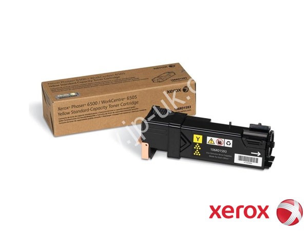 Genuine Xerox 106R01596 Hi-Cap Yellow Toner to fit WorkCentre 6505 Colour Laser Printer