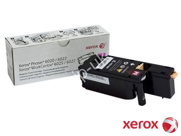 Genuine Xerox 106R02757 Magenta Toner to fit Phaser 6022 Colour Laser Printer