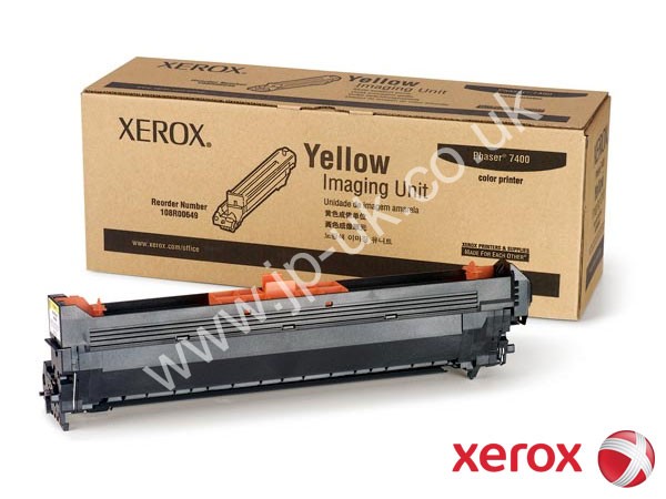 Genuine Xerox 108R00649 Yellow Drum Toner to fit Phaser 7400N Colour Laser Printer