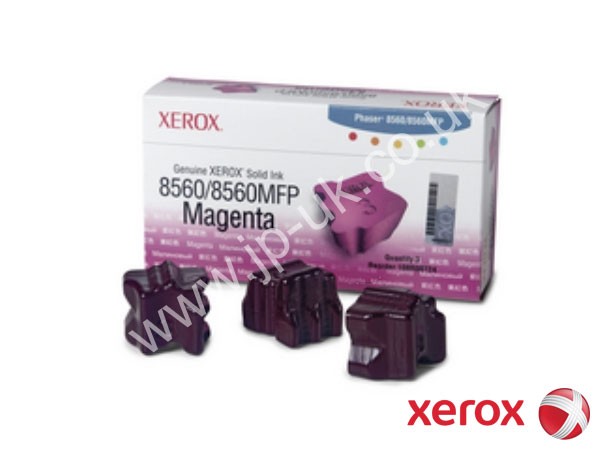 Genuine Xerox 108R00724 Magenta ColorStix 3 Pack to fit Phaser 8560MFPDZ Colour Laser Printer 