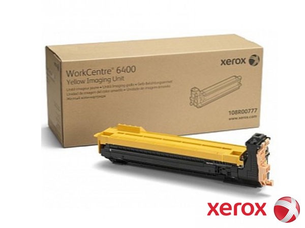 Genuine Xerox 108R00777 Yellow Drum Toner to fit WorkCentre 6400 Colour Laser Printer