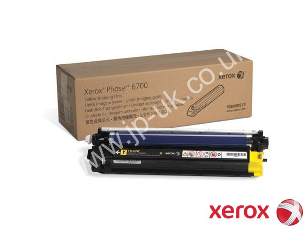 Genuine Xerox 108R00973 Yellow Imaging Unit to fit Toner Cartridges Colour Laser Printer