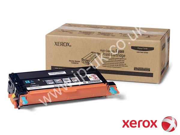 Genuine Xerox 113R00723 Hi-Cap Cyan Toner to fit Colour Laser Colour Laser Printer