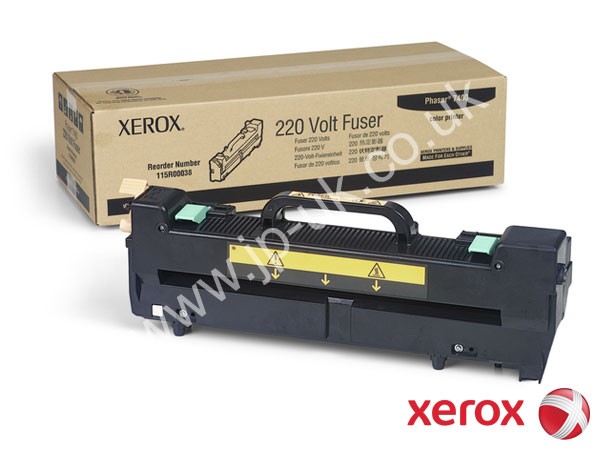 Genuine Xerox 115R00038 Fuser Unit to fit Toner Cartridges Colour Laser Printer