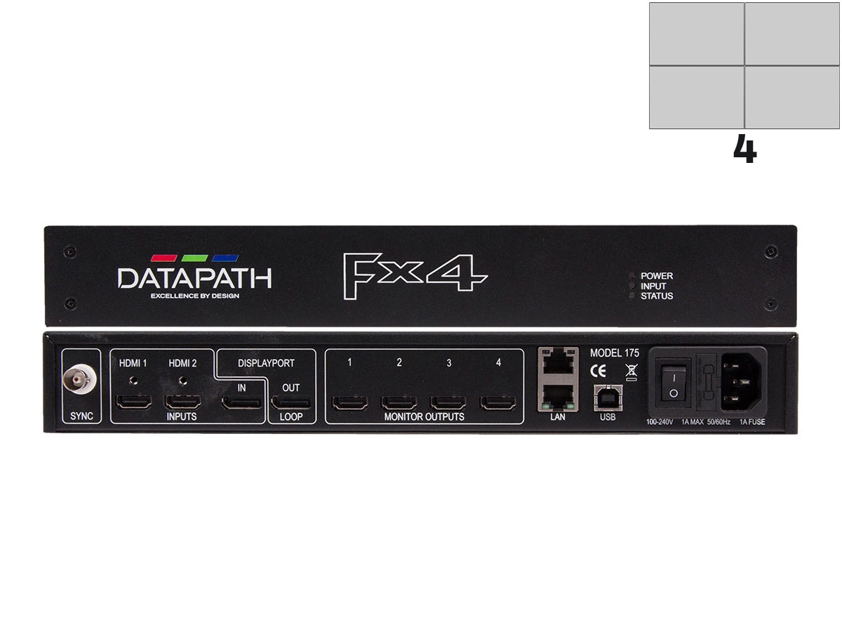 Datapath FX4/D Video Wall HDMI Display Controller