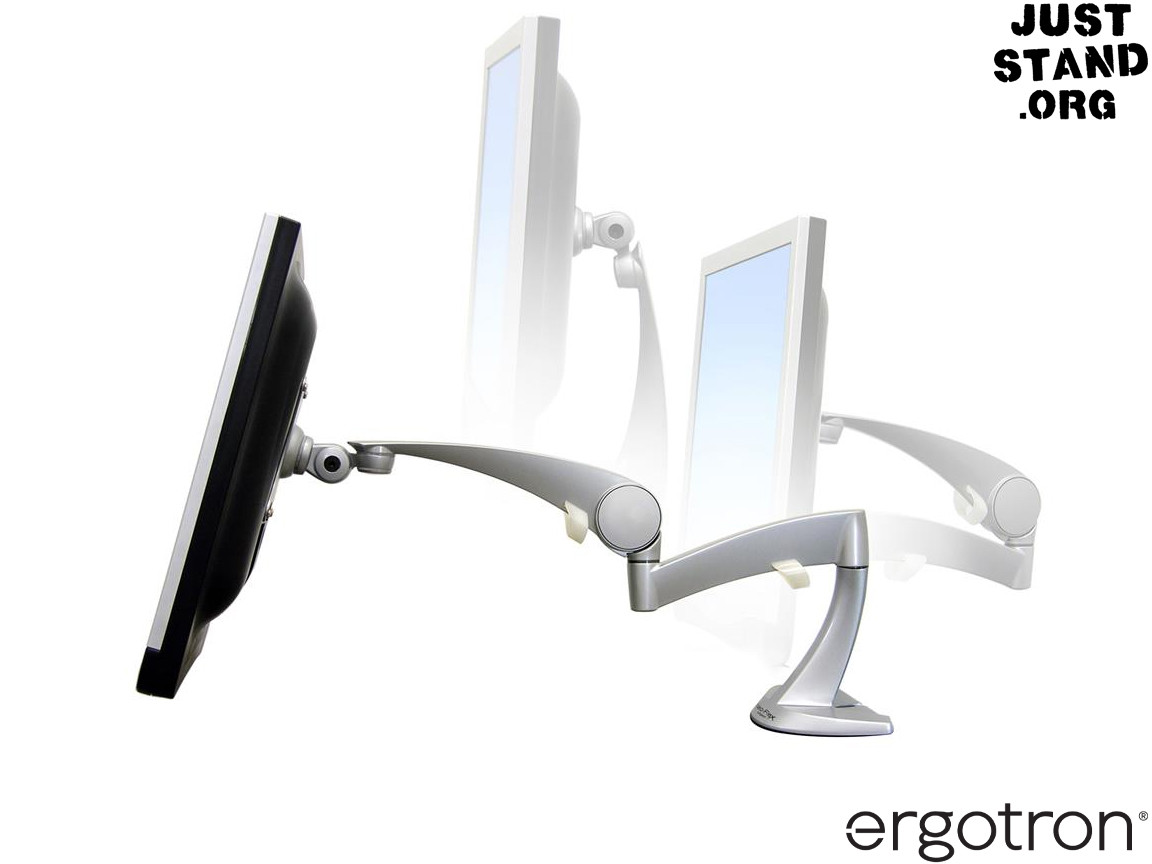 Ergotron 45-174-300 Neo-Flex Desk Mount LCD Arm - Silver
