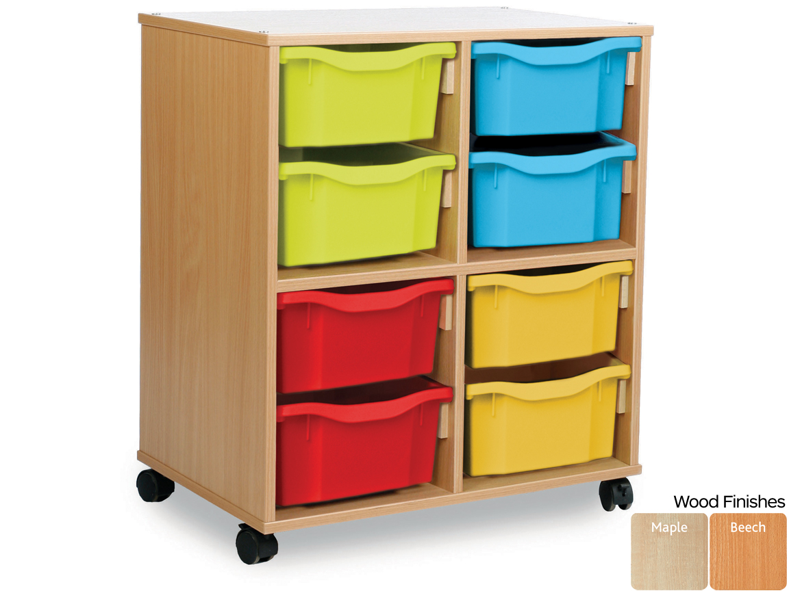 Allsorts Stackable™ Storage Unit with 8 Double Trays