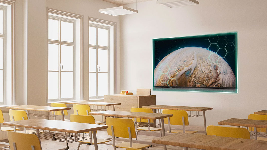 Classroom with BenQ display