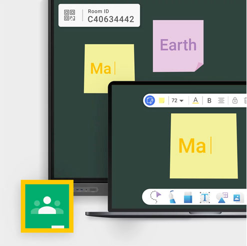 Google Classroom Display Integration