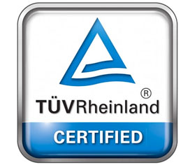 TUV Rheinland Certified Badge