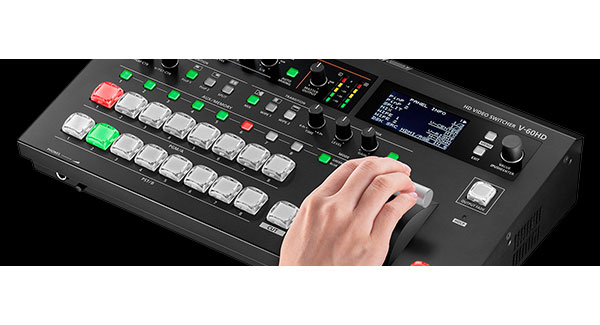 Roland V-60HD being used