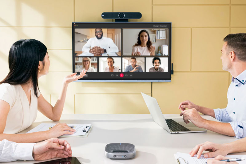 showing device Video conferencing