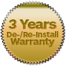 De-Install Re-Install Warranty